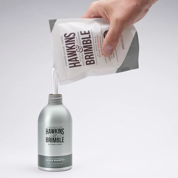 Шампунь для бороды Hawkins & Brimble Beard Shampoo Pouch 300мл 5060495673795 фото
