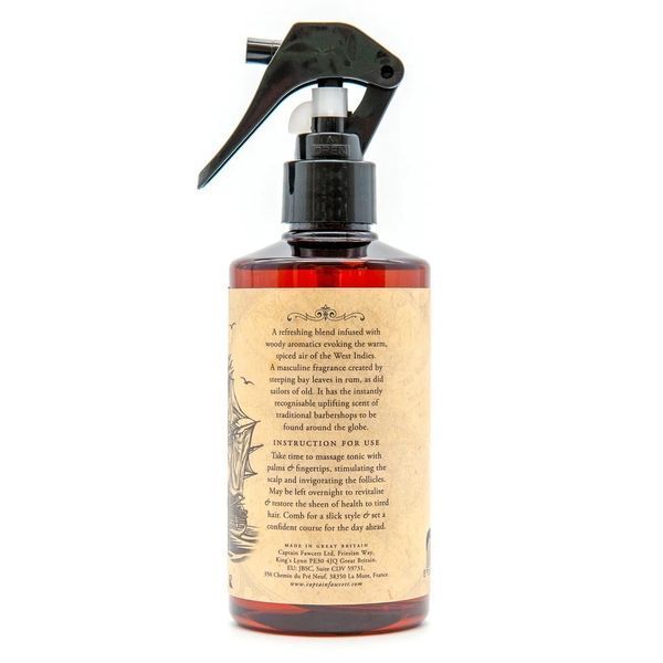 Captain Fawcett Bay Rum Hair Tonic тонік для волосся та шкіри голови 250 мл F5582 фото