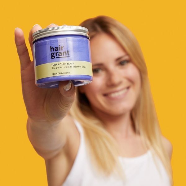 Маска Hair Grant Hair Color с антижелтым эффектом для окрашенных волос 200 мл 8055 фото