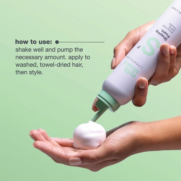 Піна для укладки milk shake Lifestyling Shaping Foam для структури та тривалої фіксації волосся 200 мл 8032274190578 фото