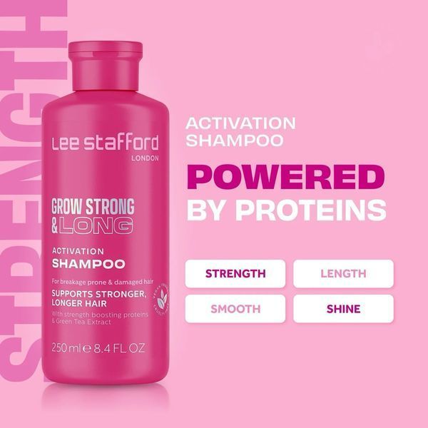 Шампунь Lee Stafford Grow Strong & Long Activation для зміцнення волосся 250 мл LS6460 фото