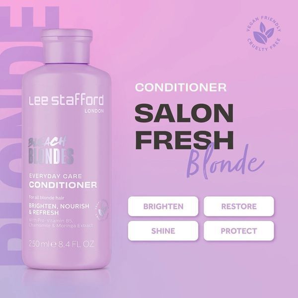 Кондиционер Lee Stafford Bleach Blondes Everyday Care для увлажнения и защиты цвета блонда 250 мл LS5678 фото