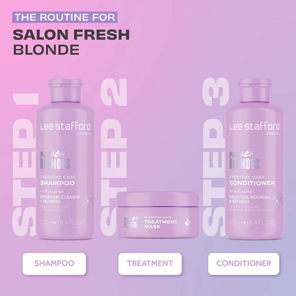 Кондиционер Lee Stafford Bleach Blondes Everyday Care для увлажнения и защиты цвета блонда 250 мл LS5678 фото