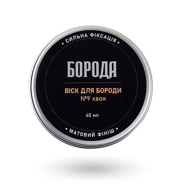 Воск для бороды сильной фиксации Хвоя 40мл Б-00062 фото