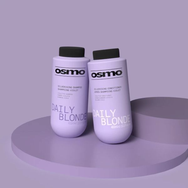 Тонуючий кондиціонер OSMO Daily Blonde Silverising Conditioner проти жовтизни для сивого та освітленого волосся 400 мл 065172 фото