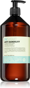Шампунь проти лупи INSIGHT Anti Dandruff Purifying для очищення шкіри голови 900 мл 8029352358494 фото
