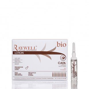 Ампулы Raywell bio CAFA против выпадения волос мужчин RR335 фото