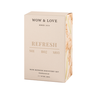 Пробный набор WOW & LOVE DISCOVERY SET Refresh для комплексного ухода за волосами, 3 &times; 30 мл WR-DS фото