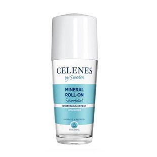 Роликовый дезодорант Celenes by Sweden Mineral Roll-On Whitening Effect для осветления кожи 75 мл 5160071 фото