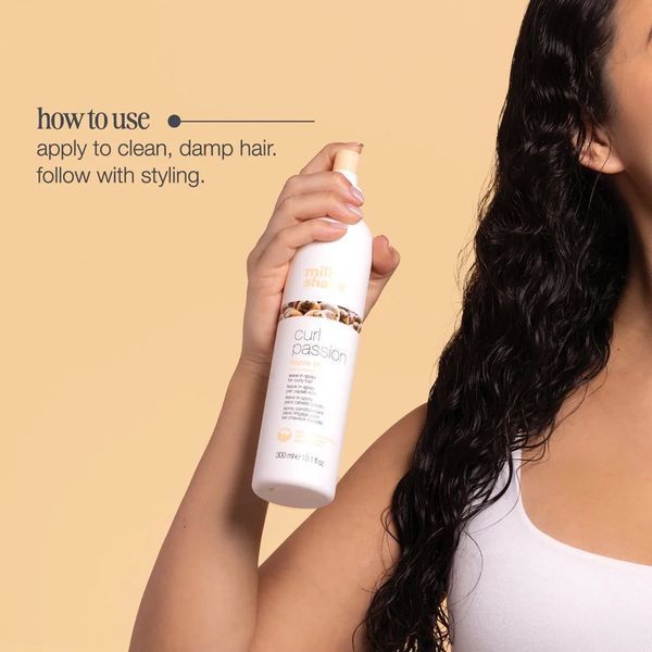 Несмываемый кондиционер-спрей milk shake Curl Passion Leave-In для мягкости и упругости локонов перед сушкой 300 мл 8032274105565 фото