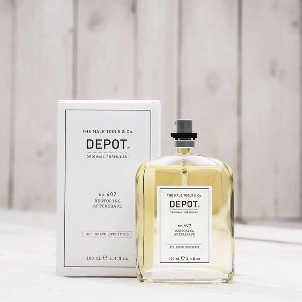 Лосьйон DEPOT 407 чоловічий після гоління для відновлення та освіження шкіри 100 мл 8032274061267 фото