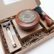 Мило,щітка і бритва для гоління Capitan Fawcett Scapicchio Shaving Soap(110g), Natural Wood Shaving Brush and Razor Gift F6690 фото 2
