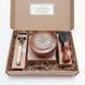 Мило,щітка і бритва для гоління Capitan Fawcett Scapicchio Shaving Soap(110g), Natural Wood Shaving Brush and Razor Gift F6690 фото 1