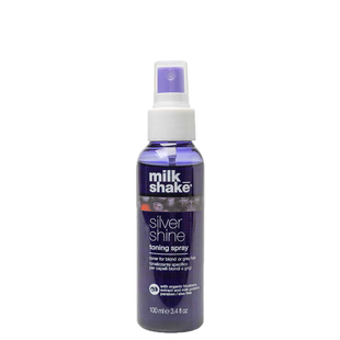 Спрей тонирующий milk shake Silver Shine Toning Spray против желтизны для седых и светлых волос 100 мл 8032274181057 фото
