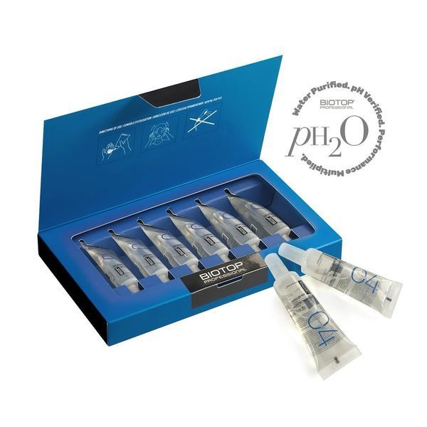 Ампули проти випадіння Biotop Professional 04 Shedding Strengthening Treatment для тонкого волосся 6 х 11 мл 835839 фото