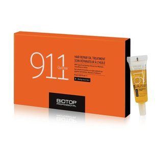 Ампулы для сухих волос Biotop Professional 911 Quinoa Hair Repair Oil Treatment смываемые для окрашенных волос 6 х 11 мл 835822 фото