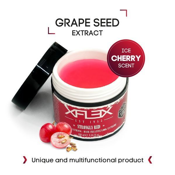 Помада для волосся Xflex Strongly RED Wax 100ml 2257 фото