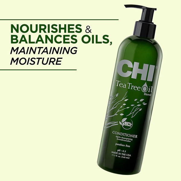Кондиционер CHI Tea Tree Oil Conditioner с маслом чайного дерева для свежести и баланса кожи головы 340 мл CHITTC12 фото