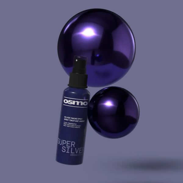 Тонуючий спрей OSMO Super Silver Toning Spray проти жовтизни для сивого та освітленого волосся 100 мл 065075 фото