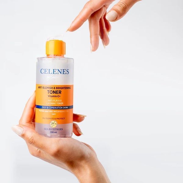 Осветляющий тоник для лица Celenes by Sweden Sea Buckthorn Anti Blemish & Brightening Toner для жирной и комбинированной кожи 200 мл 5160188 фото