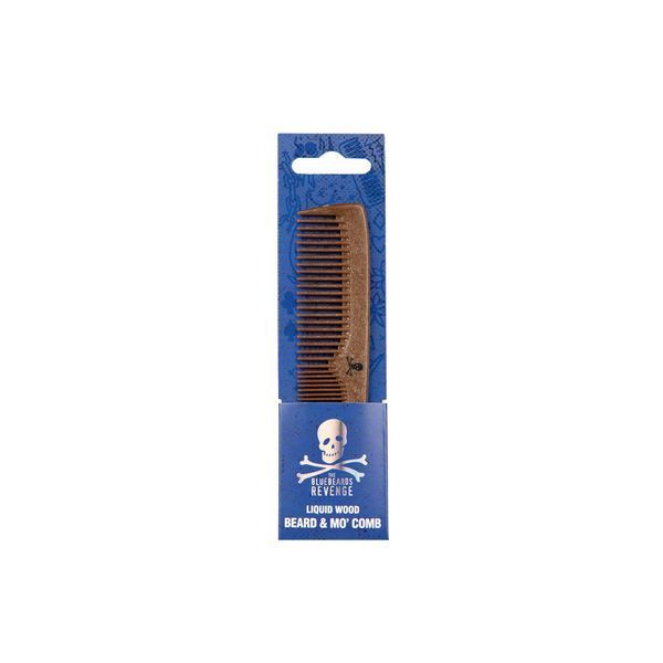 Расческа для бороды The BlueBeards Revenge Liquid Wood Beard and Mo' Comb 5060297002649 фото