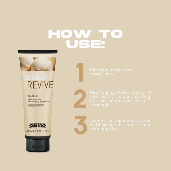 Тонуючий кондиціонер OSMO Colour Revive Vanilla Colour Conditioner для фарбування волосся 225 мл 065309 фото