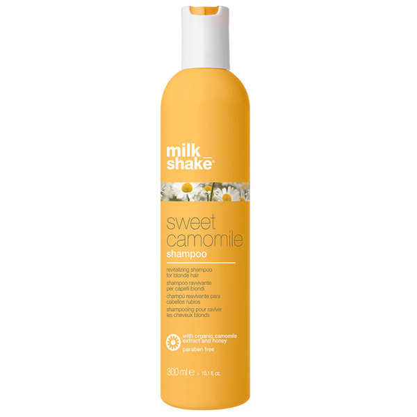 Шампунь для тонких и светлых волос с экстрактом ромашки milk_shake Sweet Camomile Shampoo 300 мл 8032274059790 фото Шампунь для тонких и светлых волос с экстрактом ромашки milk_shake Sweet Camomile Shampoo 300 мл 8032274059790 фото
