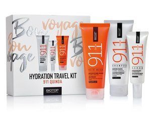 Набор для волос Biotop Professional 911 Quinoa Hydration Travel Kit с шампунем, маской и сывороткой 419501 фото