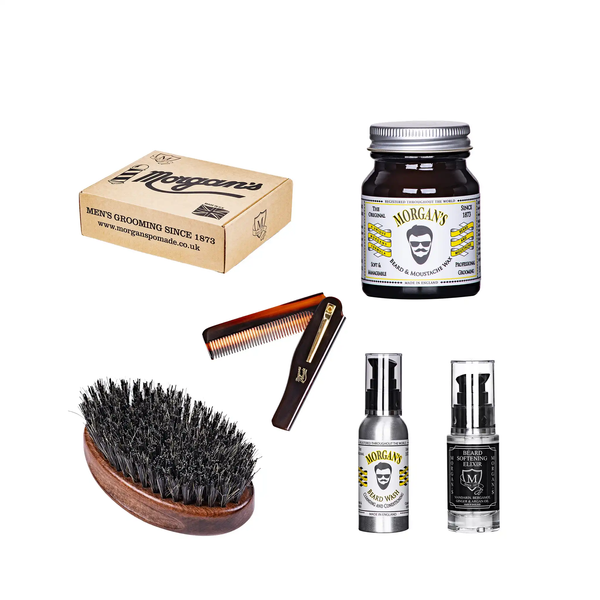 Подарунковий набір для догляду за бородою Morgans Beard Gift Set M064 фото