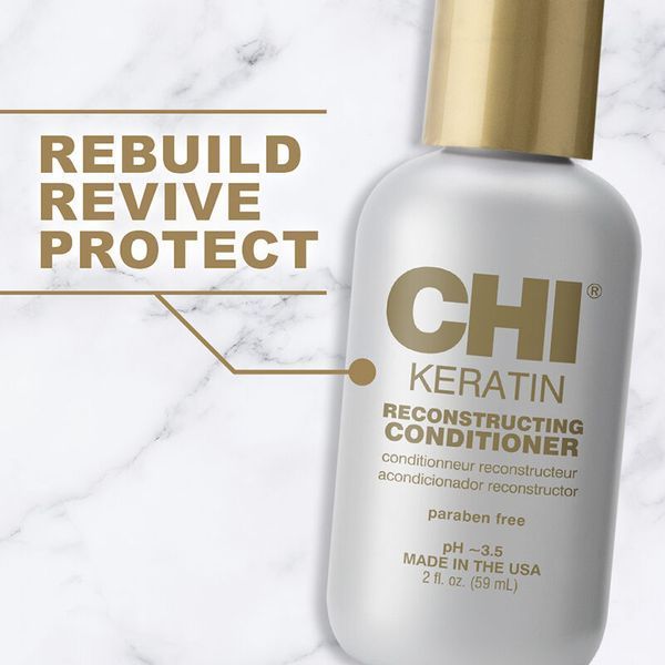 Кондиционер для поврежденных волос CHI Keratin Reconstructing Conditioner для восстановления и гладкости 59 мл CHI0221 фото