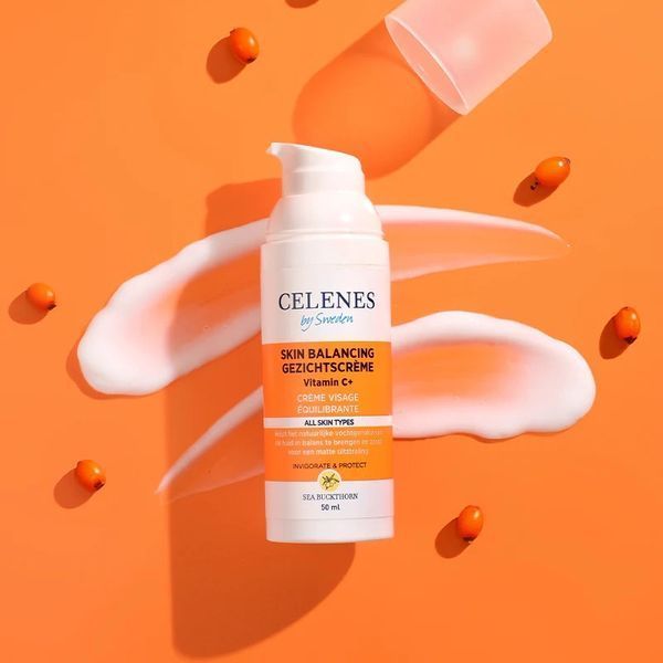 Балансувальний крем для обличчя Celenes by Sweden Sea Buckthorn Balancing Face Cream для жирної та комбінованої шкіри 50 мл 5160077 фото