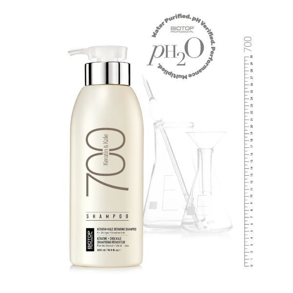 Кондиционер с кератином Biotop Professional 700 Keratin and Kale Conditioner для повреждённых волос 250 мл 419358 фото