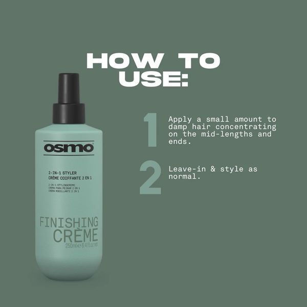 Крем для кінчиків OSMO Finishing Cr&egrave;me проти пухнастості волосся 250 мл 065070 фото
