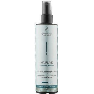 Спрей с кератином Profesional Cosmetics Hairlive Voluminiser & Keratin для объема волос 250 мл 1264 фото