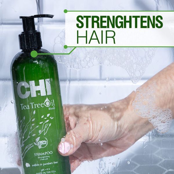 Шампунь CHI Tea Tree Oil Shampoo с маслом чайного дерева для очищения и свежести кожи головы 739 мл CHITTS25 фото