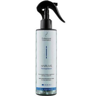 Спрей-термозахист Profesional Cosmetics Hairlive Thermoprotector середньої фіксації 250 мл 1930 фото