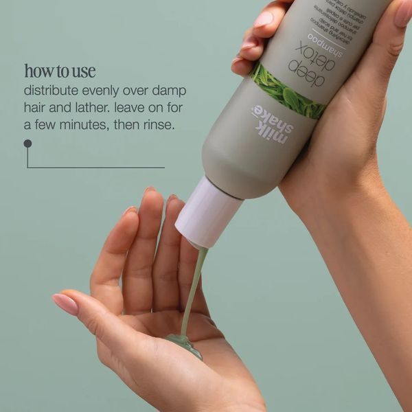 Шампунь milk shake Deep Detox Shampoo для глибокого очищення та блиску волосся всіх типів 300 мл 8032274180753 фото