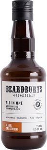Шампунь, кондиционер, гель для душа All In One Essentials Beardburys, 250 мл 412824 фото