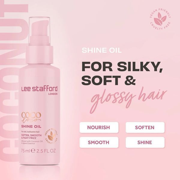Масло для волос Lee Stafford Coco Loco Shine для увлажнения и блеска 75 мл LS3575 фото