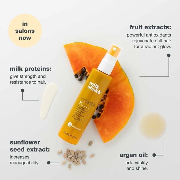 Несмываемое спрей-масло для блеска и защиты волос milk_shake Incredible Oil 50 мл 8032274190370 фото
