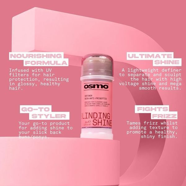 Сироватка для волосся OSMO Blinding Shine Definer проти пухнастості з ефектом блиску 40 мл 065069 фото