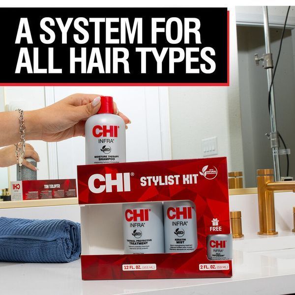 Набір для волосся CHI Infra Stylist Kit для зволоження, блиску та термозахисту CHI2004 фото