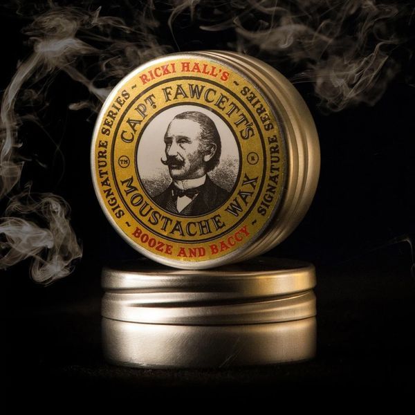 Captain Fawcett Ricki Hall's Booze and Baccy Moustache Wax воск для усов 15 мл F2230 фото