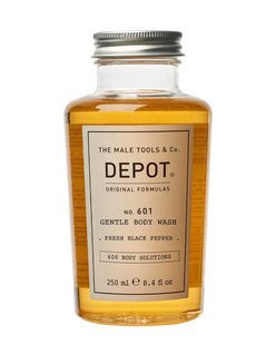 Гель для душу DEPOT 601 Fresh Black Pepper чоловічий для ніжного очищення та зволоження тіла 250 мл 8032274011859 фото