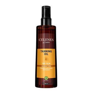 Масло для быстрого загара Celenes by Sweden Tanning Oil для шоколадного и равномерного оттенка кожи 200 мл 5160159 фото