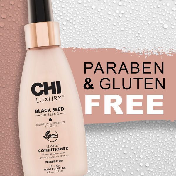 Несмываемый кондиционер с маслом чёрного тмина CHI Luxury Black Seed Oil Blend Leave-In Conditioner для лёгкого расчёсывания и гладкости 118 мл CHILLC4 фото