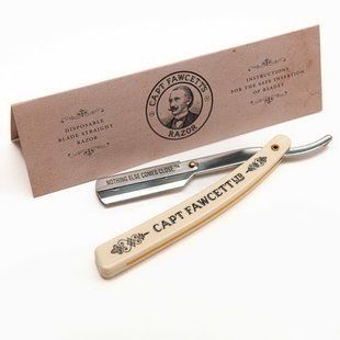 Бритва для гоління в коробці Capitan Fawcett Disposable Blade Straight Razor F5558 фото