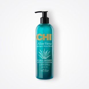 Кондиционер CHI Aloe Vera with Agave Nectar Blend Curls Defined Detangling Conditioner для распутывания вьющихся волос 340 мл CHIAVDC11 фото