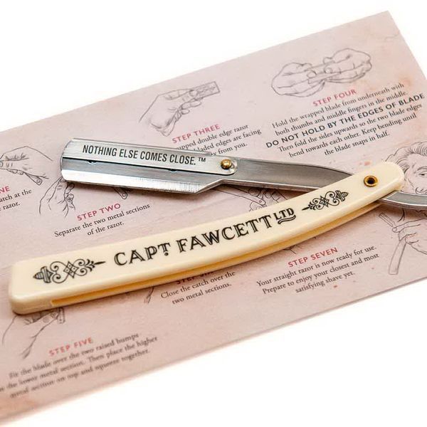 Бритва для гоління в коробці Capitan Fawcett Disposable Blade Straight Razor F5558 фото