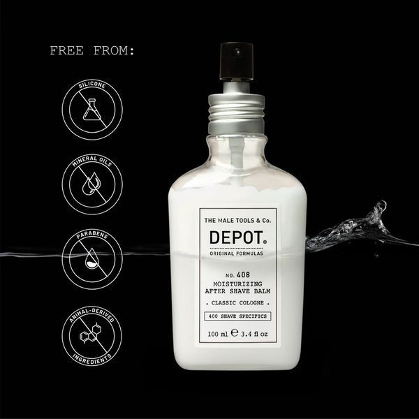 Бальзам DEPOT 408 после бритья мужской увлажняющий и успокаивающий 100 мл 8032274061281 фото
